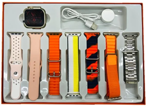 7 In 1 Straps Ultra Smart Watch - Image 5